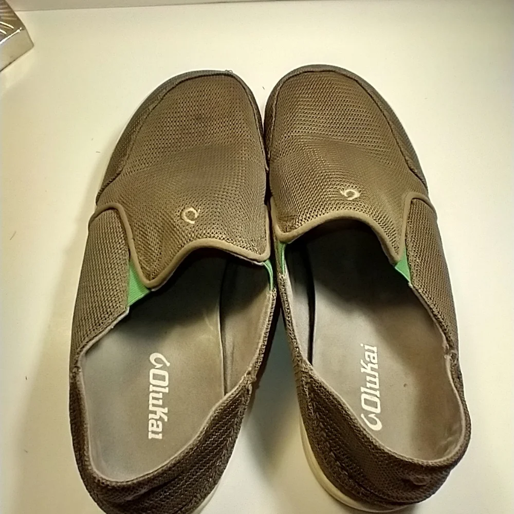 Olukai Nohea Mesh Slip On Loafer Shoes Men's sz 9.5.